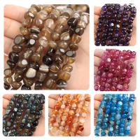 Natural Lace Agate Beads, polished, DIY, more colors for choice, 8mm, Sold Per 14.96 Inch Strand