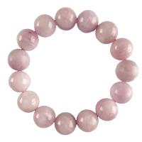 Kunzite Bracelet, Round, different size for choice, Length:7.87 Inch, Sold By PC