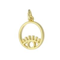 Brass Jewelry Pendants gold color plated hollow Approx 3mm Sold By PC