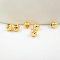 Brass Jewelry Beads plated DIY golden Sold By PC