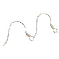925 Sterling Silver Hook Earwire plated silver color Sold By Pair
