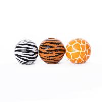 Wood Beads Schima Superba Round printing DIY 16mm Sold By PC