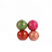 Drvene perle, Schima Superba, Krug, tiskanje, možete DIY, više boja za izbor, 16mm, Prodano By PC