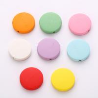 Wood Beads, Schima Superba, Flat Round, stoving varnish, DIY & different size for choice, more colors for choice, Sold By PC