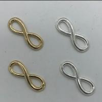 Tibetan Style Pendants, Infinity, plated, Unisex, more colors for choice, nickel, lead & cadmium free, 22x8mm, Approx 100PCs/Bag, Sold By Bag