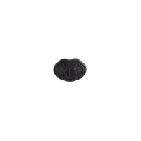 sándalo negro Abalorio, con turquesa, Tallado, Bricolaje, color mixto, 17.50x12.50x7mm, Vendido por UD