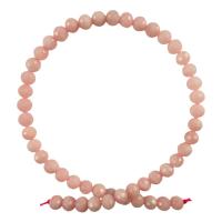 Natural Rose Quartz Beads Round DIY & faceted pink Sold Per Approx 15.35 Inch Strand
