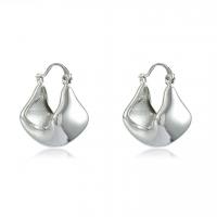 Messing Tropfen Ohrringe, plattiert, Modeschmuck & für Frau, keine, frei von Nickel, Blei & Kadmium, 24x15mm, verkauft von Paar