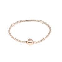 Brass Bracelet & Bangle, plated, for woman, rose gold color, Sold By PC