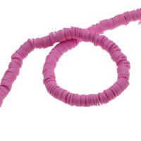 Polymer Ton Perlen , rund, DIY, keine, 6mm, verkauft per 38 cm Strang