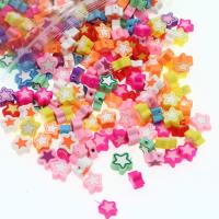 Polymer Clay Beads, Star, DIY, more colors for choice, 10x10x5mm, 1000PCs/Bag, Sold By Bag