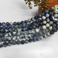 Natural Sodalite Beads, Round, polished, DIY & different size for choice, more colors for choice, Sold By Strand