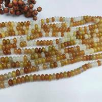 Isqueiro Imperial Jade grânulos, miçangas, ábaco, polido, DIY, cores misturadas, 5x8mm, Aprox 80PCs/Strand, vendido por Strand