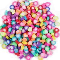 Polymer Clay Beads, DIY & different styles for choice, mixed colors, Sold By Bag