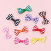 Hair Accessories DIY Findings, Cloth, Bowknot, more colors for choice, 30x15mm, Sold By Bag