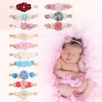 Silk Headband, Flower, handmade, for children & different styles for choice, more colors for choice, 76mm, Sold By PC
