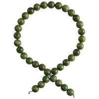 Diopsid Perle, rund, DIY & verschiedene Größen vorhanden, grün, verkauft per ca. 15.35 ZollInch Strang