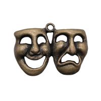 Zinc Alloy Pendants Mask plated fashion jewelry nickel lead & cadmium free Sold By PC