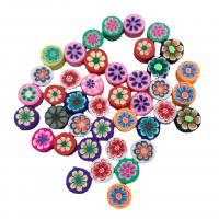 Polymer Ton Perlen , rund, DIY, gemischte Farben, 10-20mm, 100PCs/Strang, verkauft von Strang