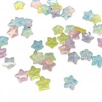 WeiseharzCabochons, Harz, Stern, DIY, gemischte Farben, 7mm, 200PCs/Tasche, verkauft von Tasche