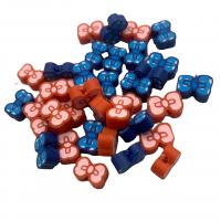 Polimero-Clay-Beads, argilla polimero, Nodo di Cravatta, DIY, nessuno, 10-20mm, 100PC/borsa, Venduto da borsa