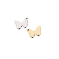 Stainless Steel Pendants 304 Stainless Steel Butterfly Vacuum Ion Plating fashion jewelry & DIY Sold By PC