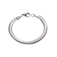 Titanium Steel Bracelet & Bangle, Unisex & different size for choice, original color, Sold By PC