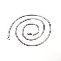 Titan Stål Chain Necklace, Unisex & olika storlek för val, ursprungliga färgen, Säljs av PC