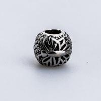 316 Stainless Steel European Large Hole Beads, Round, Vacuum Ion Plating, DIY, more colors for choice, 12x10mm, Sold By PC