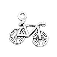 Zinc Alloy Pendants Bike silver color plated fashion jewelry silver color nickel lead & cadmium free Sold By PC