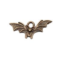 Tibetan Style Animal Pendants, Bat, plated, fashion jewelry, more colors for choice, nickel, lead & cadmium free, 21x9mm, Sold By PC