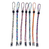 Polyester and Cotton Mask Chain Holder, handmade, anti-skidding, more colors for choice, Length:27.56 Inch, Sold By PC