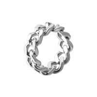 Stainless Steel Finger Ring, 316L Stainless Steel, different size for choice & for man & hollow, original color, 7.90mm, US Ring Size:6-10, Sold By PC