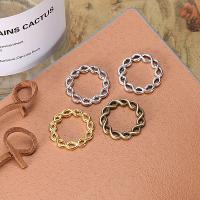 Zinc Alloy Linking Ring plated DIY & hollow nickel lead & cadmium free 20mm Sold By PC