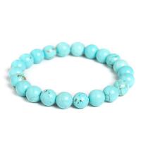 Fashion Turquoise Bracelets, Unisex & different size for choice, skyblue, Sold By PC