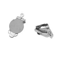 Accessoire clip en laiton pour boucle d'oreille, plus de couleurs à choisir, 10mm, 1000PC/sac, Vendu par sac