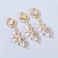 Zinc Alloy Key Clasp with Acrylic fashion jewelry & for woman & with rhinestone Sold By PC