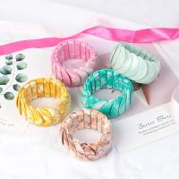 Resin Bracelets, for woman, more colors for choice, 34mm, Length:Approx 7.5 Inch, Sold By PC