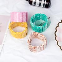 Bracelets résine, pour femme, plus de couleurs à choisir, 35mm, Longueur:Environ 7.5 pouce, Vendu par PC
