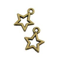 Zinc Alloy Star Pendant plated fashion jewelry nickel lead & cadmium free 12mm Sold By PC