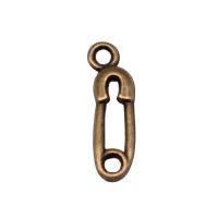 Zinc Alloy Tool Pendants Safety Pin plated fashion jewelry nickel lead & cadmium free Sold By PC