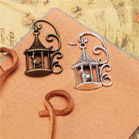 Tibetan Style Pendants, Cage, plated, DIY & hollow, more colors for choice, nickel, lead & cadmium free, 34x20mm, Sold By PC