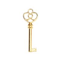 Tibetan Style Key Pendants, plated, DIY & hollow, more colors for choice, nickel, lead & cadmium free, 20x60mm, Sold By PC