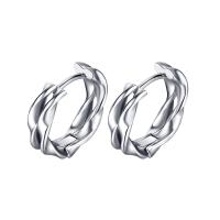 Stainless Steel Huggie Hoop Earring, 304 Stainless Steel, fashion jewelry & Unisex, original color, 16x4mm, Sold By Pair