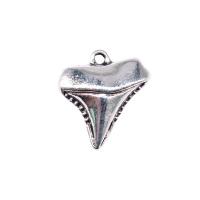 Tibetan Style Pendants, antique silver color plated, vintage & Unisex, nickel, lead & cadmium free, 17x16mm, Sold By PC