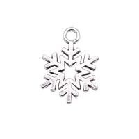 Tibetan Style Pendants, Snowflake, antique silver color plated, vintage & Unisex, nickel, lead & cadmium free, 19x14mm, Sold By PC