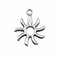 Zinc Alloy Pendants Sun silver color plated fashion jewelry silver color nickel lead & cadmium free Sold By PC