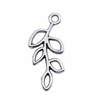 Zinc Alloy Leaf Pendants Branch silver color plated fashion jewelry silver color nickel lead & cadmium free Sold By PC