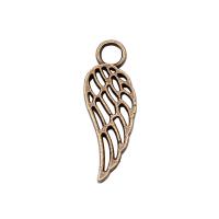 Wing Shaped Zinc Alloy Pendants plated fashion jewelry nickel lead & cadmium free Sold By PC