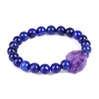 Gemstone Bracelets, different materials for choice & Unisex, 8mm, 10x17mm, Length:Approx 7.3 Inch, Sold By PC
